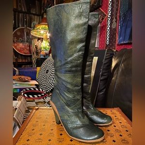 J Shoes ‘Babette’ Leather Boots, Size 9 - image 1